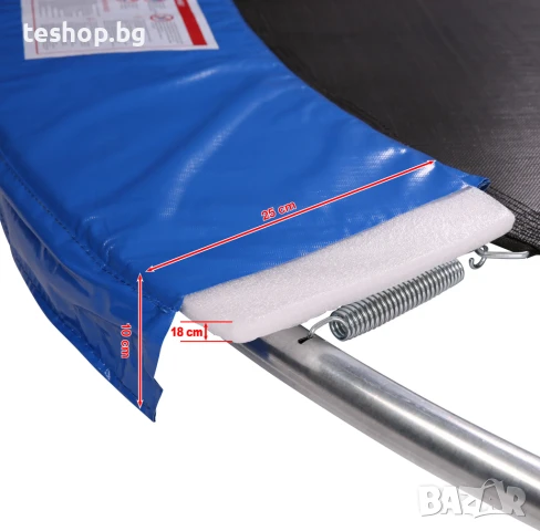 Калъф/подложка за батут, синя, 305 см или 427 см Kiduku, снимка 3 - Други спортове - 51423747