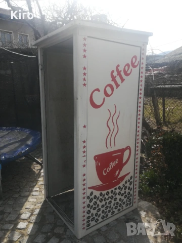 Кабина за кафе автомат, кафе машина вендинг 