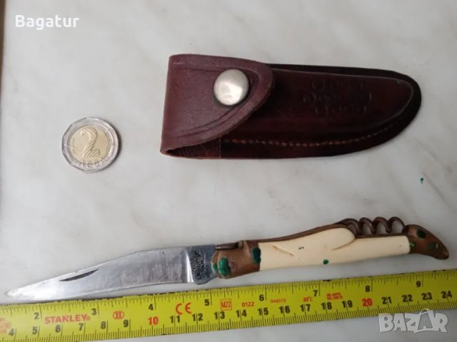 Джобен нож laguiole, Лагиол,муха,бонус кания,винтидж, снимка 8 - Антикварни и старинни предмети - 47824385