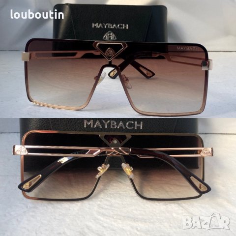 Maybach 2023 мъжки слънчеви очила маска 3 цвята, снимка 2 - Слънчеви и диоптрични очила - 40580664