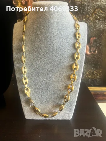 Златни бобени зърна 43.9гр 14к, снимка 4 - Колиета, медальони, синджири - 49279249