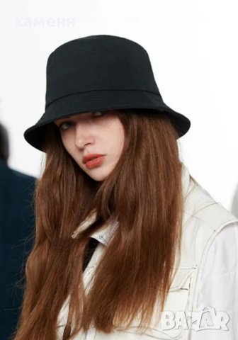 Черна / Шапка идиотка / с две лица / шапка с периферия , снимка 5 - Шапки - 41620694