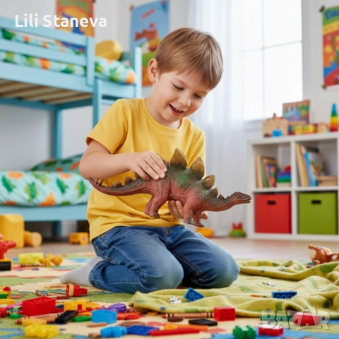 Детски комплект фигурки динозаври със звук – DINOSAUR ERA 6 броя., снимка 4 - Други - 52584041