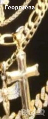  мъжки синджир картие -  позлатен , снимка 2 - Колиета, медальони, синджири - 52071070