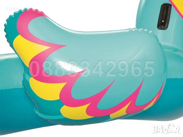 НОВИ! Надуваем остров дюшек 2.07м Bestway Tipsy Toucan Ride-On , снимка 6 - Надуваеми играчки - 49074078