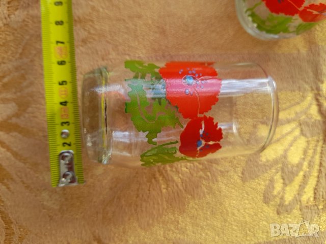 Ретро стъклени чашки , снимка 9 - Антикварни и старинни предмети - 44449222