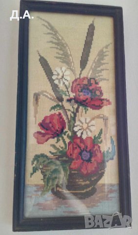 гоблен Макове , снимка 4 - Гоблени - 8577186