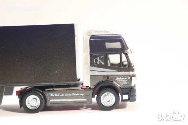 HERPA 1:87 H0 MERCEDES ТИР КАМИОН ИГРАЧКА КОЛИЧКА МОДЕЛ, снимка 9 - Колекции - 50765489