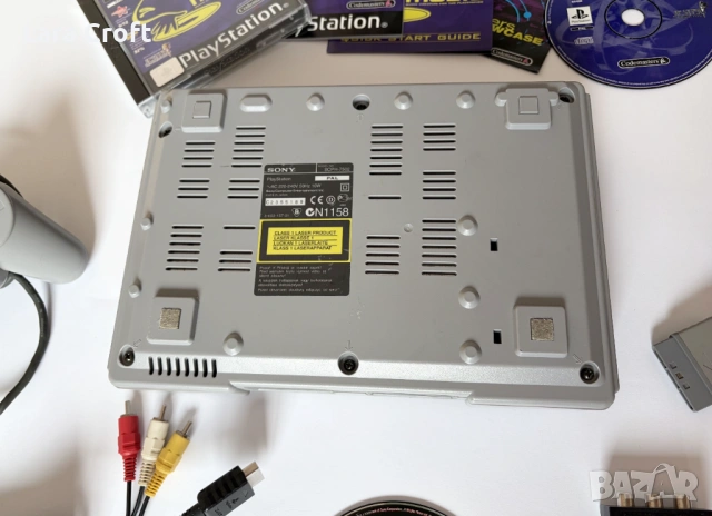 PS1 PlayStation 1 + два оригинални контролера и две игри подарък, снимка 8 - PlayStation конзоли - 53231381