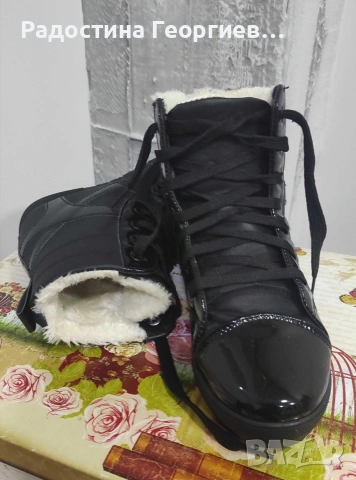 Отново налични! Зимни боти с вата , снимка 3 - Дамски боти - 53146409