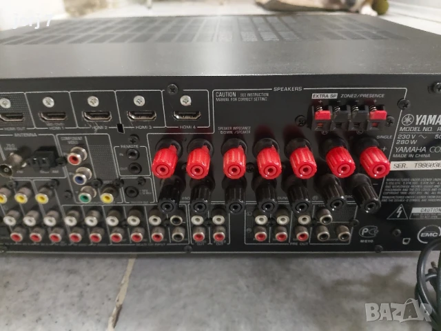 Ресийвър YAMAHA RX V665
, снимка 12 - Ресийвъри, усилватели, смесителни пултове - 50678317