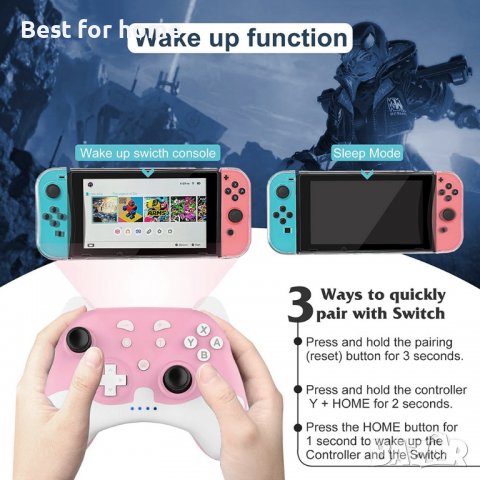 Джойстик/ контролер/ геймпад за Nintendo Switch, снимка 4 - Аксесоари - 40128205