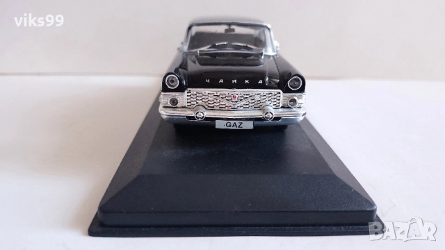 Метална количка ЧАЙКА ГАЗ-13 - Мащаб 1:43, снимка 5 - Колекции - 51499198