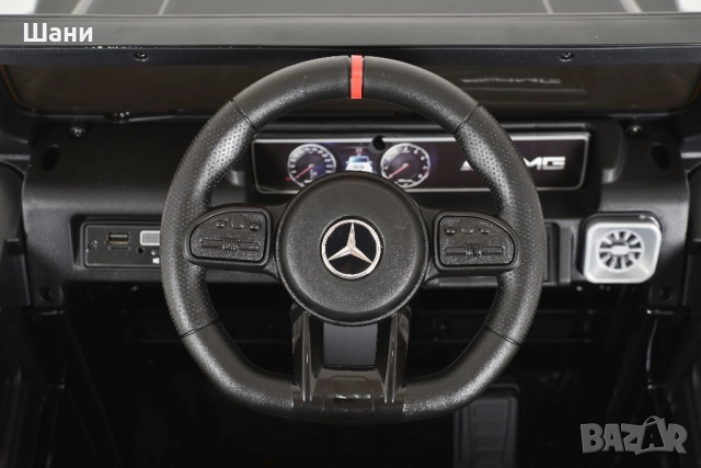 Акумулаторен джип Mercedes G63 черен металик , снимка 9 - Детски велосипеди, триколки и коли - 51615112