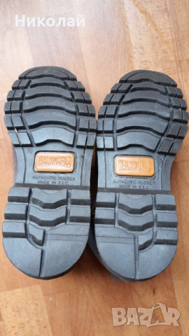 Мъжки кожени боти Walkworld, снимка 2 - Мъжки боти - 52595915