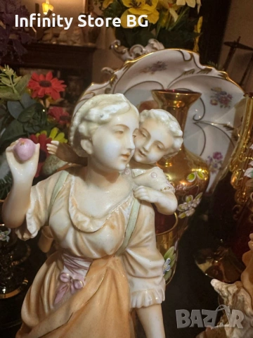 🌟✨ Volkstedt Germany – “Семейството” от Richard Eckert & Co., Circa 1894 ✨🌟, снимка 9 - Антикварни и старинни предмети - 53465272