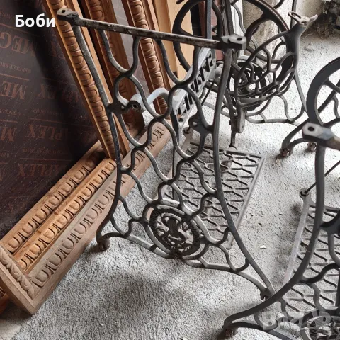 Метални крака от шевни машини , снимка 6 - Декорация за дома - 49905602
