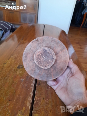 Стара керамична паница #16, снимка 5 - Други ценни предмети - 52850922