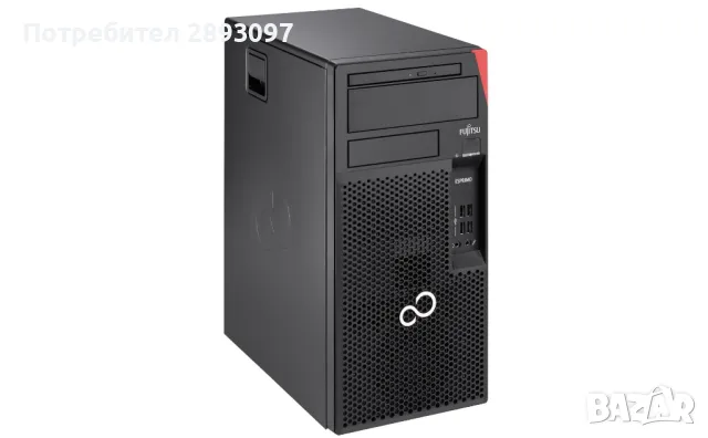 компютър Fujitsu P557 E90+ i3-6100 3,70GHz/DDR4 8GB/500GB HDD/Win 10 Pro, снимка 3 - За дома - 48377000