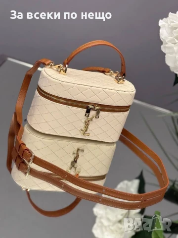 Дамска Кожена Чанта Yves Saint Laurent - Налични Разслични Цветове Код E496, снимка 6 - Чанти - 50677624