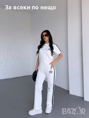 Louis Vuitton Дамски Комплект С 2 Части Тениска И Долнище Луис Витон - 2 Цвята Код A469, снимка 3 - Комплекти - 50089920