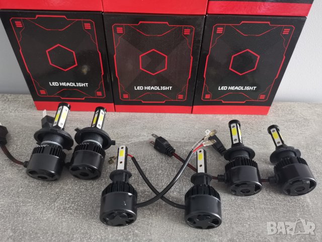 LED крушки за фарове, H1 H7 H4