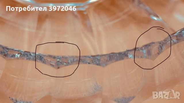 Антикварна кристална купа /1920-35 / , снимка 14 - Антикварни и старинни предмети - 51946253