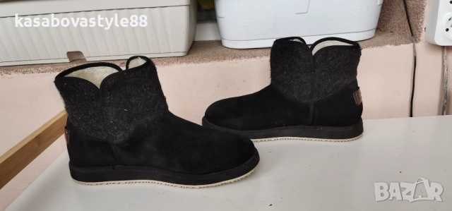 Боти Esprit 38 н. Естествен велур , снимка 10 - Дамски боти - 52377331