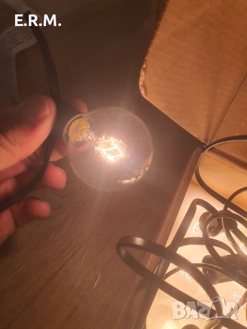 Струнни светлини Гирлянд светлина от 25 крушки парти лампички  декорация за кафе сватба рожден ден п, снимка 9 - Външни лампи - 40418762