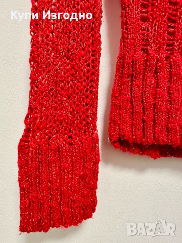 Сет от 3 оригинални маркови дрехи, къса рокля с дълъг ръкав и блузи пуловери размер 38 S-M, снимка 14 - Блузи с дълъг ръкав и пуловери - 48511556