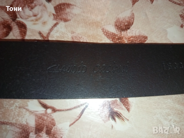 CLAUDIO ORCIANI Нов Италиански Мъжки Колан от Естествена Кожа 115см., снимка 4 - Колани - 52675776