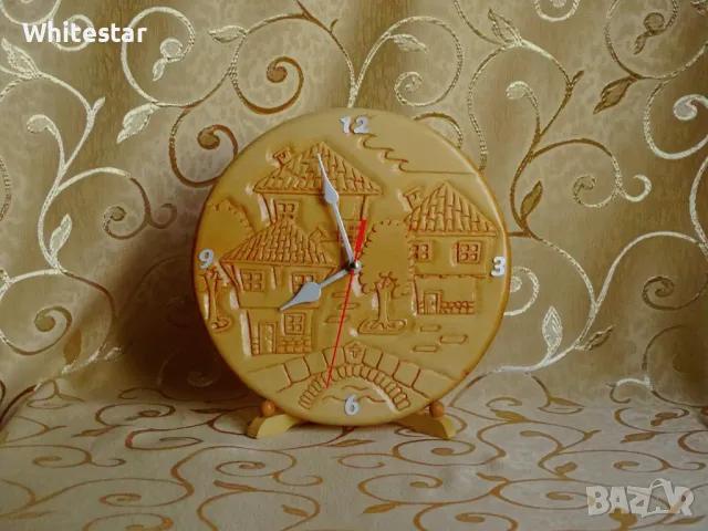 Дърворезбовани авторски часовници, снимка 7 - Декорация за дома - 47559742
