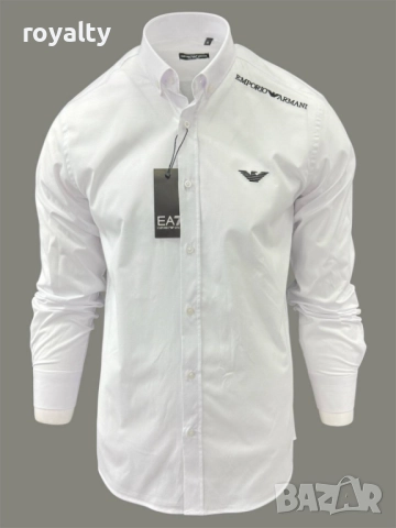 Emporio Armani Мъжки Ризи Два Цвята , снимка 2 - Ризи - 52394746