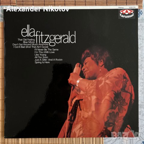 Ella Fitzgerald грамофонна плоча, снимка 1 - Грамофонни плочи - 41555988