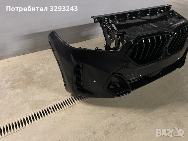 Напълно окомплектована предна броня и преден панел за BMW X6 LCI M SPORT, снимка 2 - Части - 53801924
