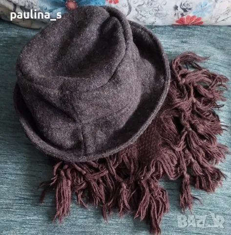 "Mayser" sports line / "Danielle Meucci" Florence / Дизайнерска шапка от пресована вълна с подарък, снимка 16 - Шапки - 49266564