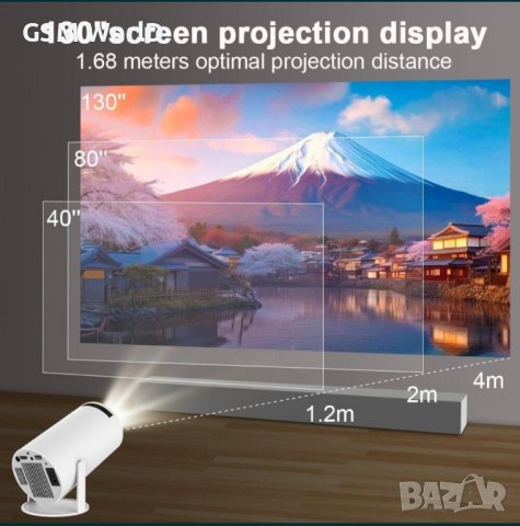 SMART Magcubic Projector HY300 4K Android 11, снимка 2 - Друга електроника - 44168289