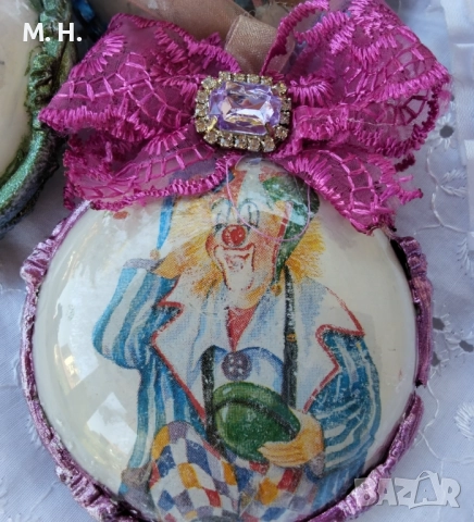 Коледни играчки ръчна изработка , снимка 6 - Ръчно изработени сувенири - 51642954