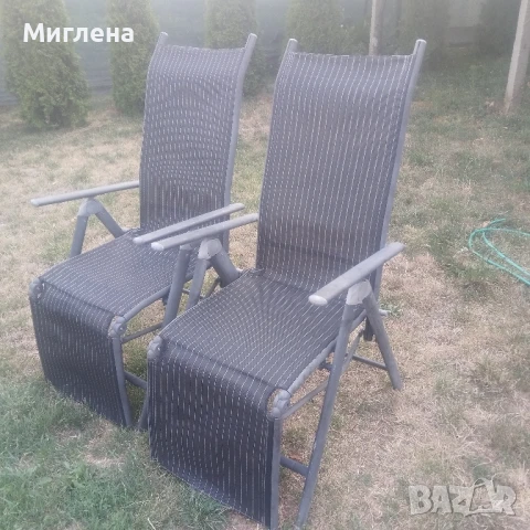Сгъваем алуминиев стол шезлонг, снимка 1