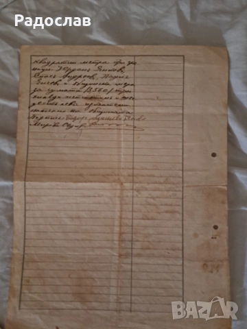 Стари документи от 1927 година, снимка 4 - Колекции - 53840639