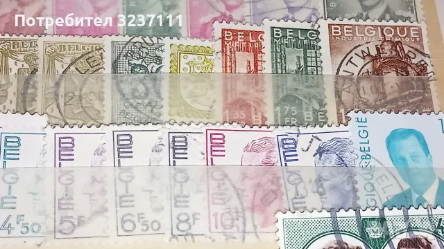 Марки Белгия, снимка 4 - Филателия - 48630217
