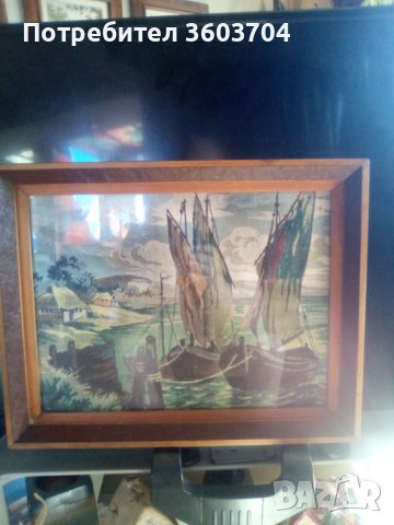 Български гоблен, снимка 3 - Антикварни и старинни предмети - 41401235