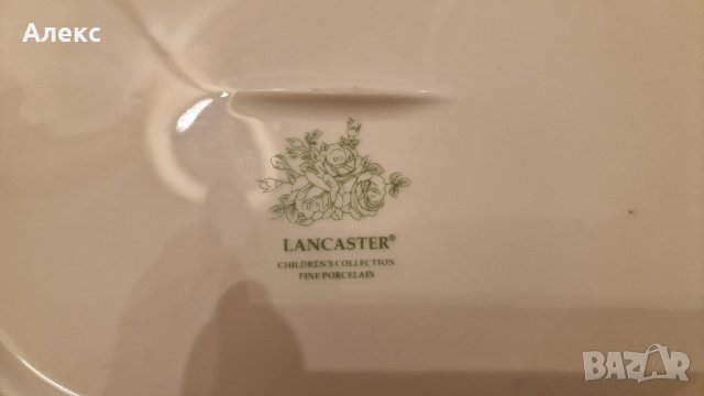 Lancaster Детски фин порцелан, чинийка, маркирана., снимка 6 - Чинии - 42475176