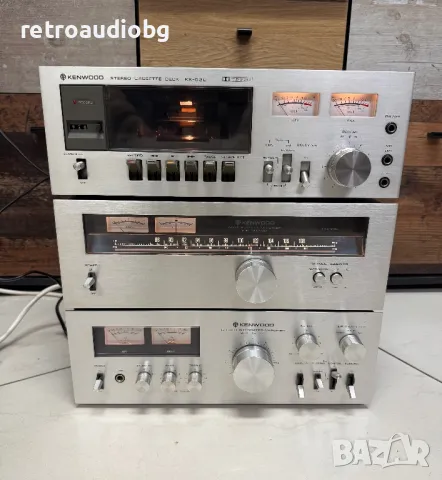 🔊Ретро аудио сет KENWOOD - Усилвател, тунер и дек - Made in Japan🔊, снимка 1