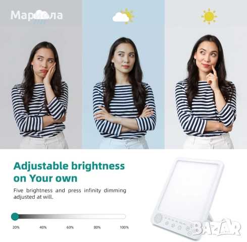 Лампа за LED терапия с бяла светлина, снимка 4 - Други - 51893415