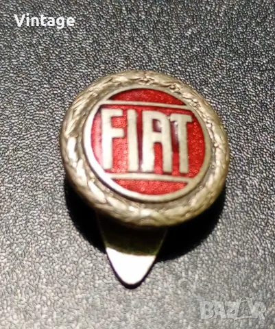 Стара значка FIAT 1930 година, снимка 4 - Колекции - 56090690