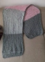 Шал, ажурен, ръчно плетиво, 3 цвята, мохер, пайети, мек и топъл, с подарък огледалце, снимка 8