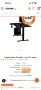 Гейминг бюро Ultradesk с ел. механизъм Carbon + gaming pad gift , снимка 5