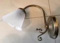Осветително тяло за стена ретро със стъклен лампион, снимка 5