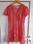 Аmisu червена рокля на бели цветчета , снимка 2